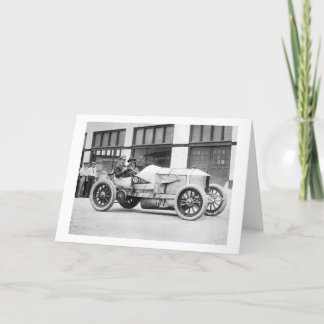 Antiker Rennwagen, 1910s Karte