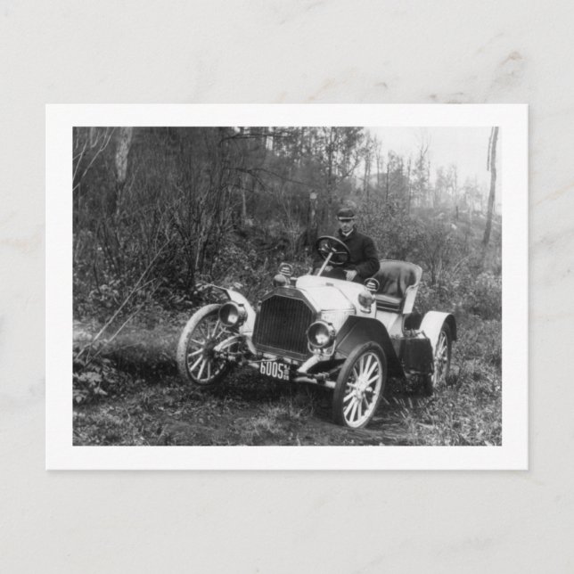 Antiker Roadster, 1911 Postkarte (Vorderseite)