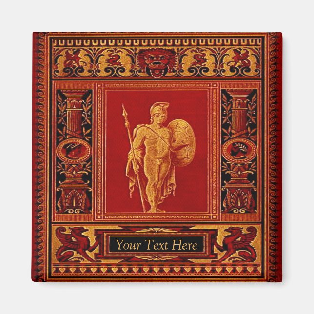 Antiker Roman Soldier Magnet (Vorne)