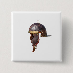 Antiker römischer Militärhelm Button