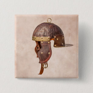 Antiker römischer Militärhelm Button
