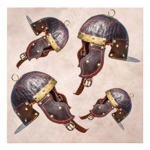 Antiker römischer Militärhelm Fotodruck