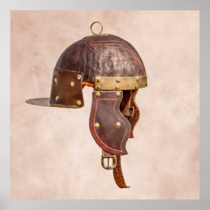 Antiker römischer Militärhelm Poster