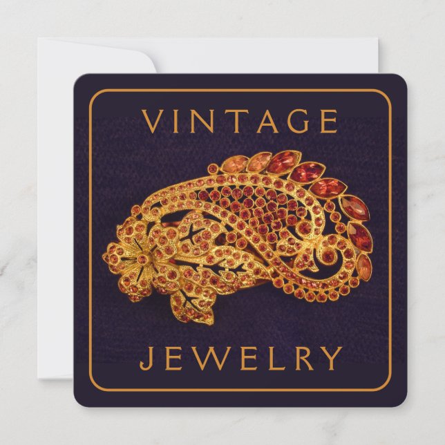 ANTIKER SCHMUCK Flatcard  (Vorderseite)