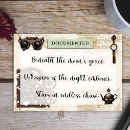 Antiker Steampunk, rostige Gänge, Mechanische 4"x3 Post-it Klebezettel