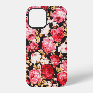 Antiker Stil eines Teppichblumen-Stoffmusters iPhone 12 Hülle