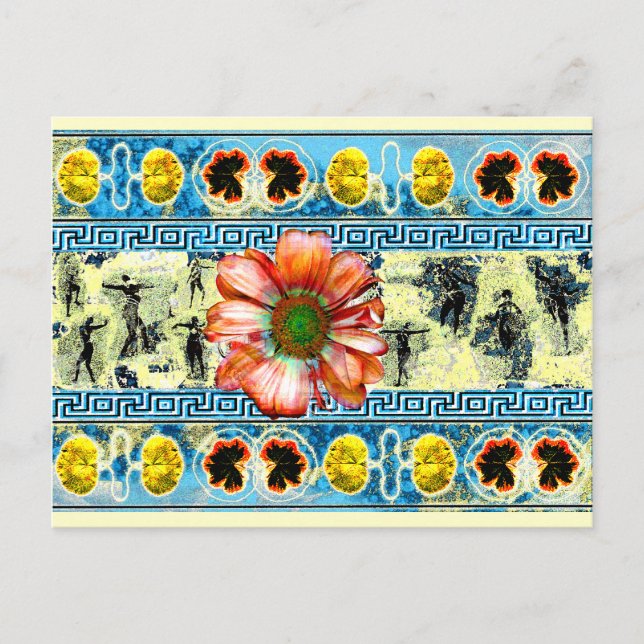 Antiker Tanz Postkarte (Vorderseite)