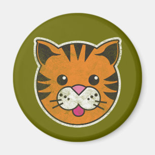Antiker Tiger Magnet