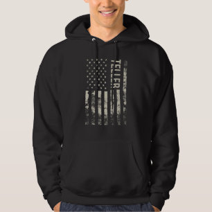 Antiker US-amerikanischer Flaggen-Kassierer Hoodie