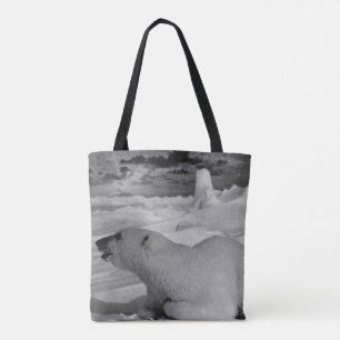 Antiker USA Alaska Eisbär Tasche