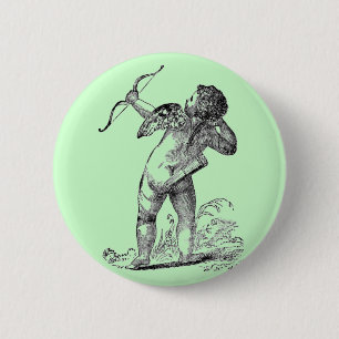 Antiker Valentins Cupid Button
