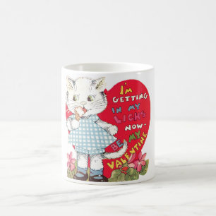 Antiker Valentinstag Kaffeetasse