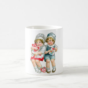 Antiker Valentinstag Kaffeetasse