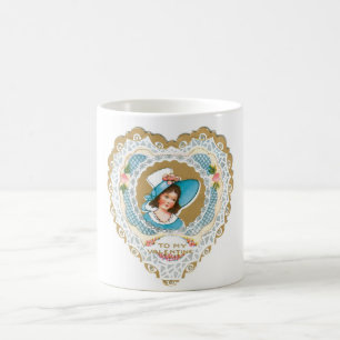 Antiker Valentinstag Kaffeetasse