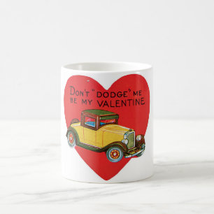 Antiker Valentinstag Kaffeetasse