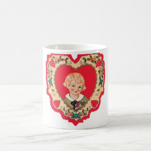 Antiker Valentinstag Kaffeetasse