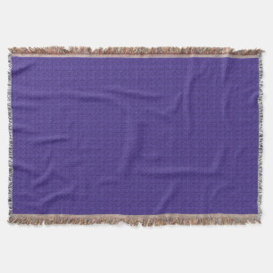 Antiker viktorianischer Indigo-Damaskus-Paisley-Bl Decke