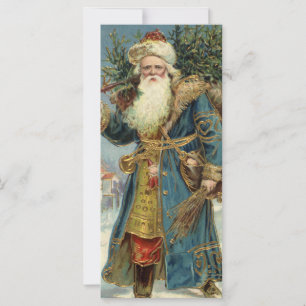 Antiker viktorianischer Weihnachtsmann mit Weihnac