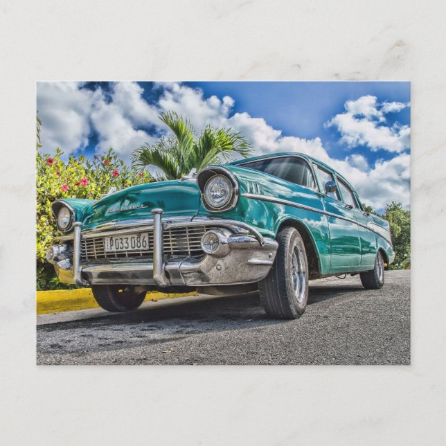 Antiker Wagen Postkarte (Vorderseite)