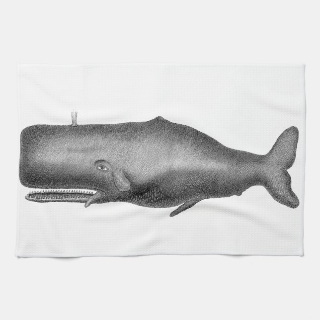 Antiker Wal Handtuch (Horizontal)