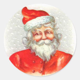 Antiker Weihnachtsaufkleber Runder Aufkleber