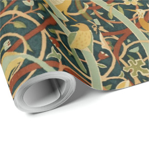Antiker William Morris Bullerswood-Teppich Geschenkpapier