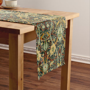 Antiker William Morris Bullerswood-Teppich Kurzer Tischläufer