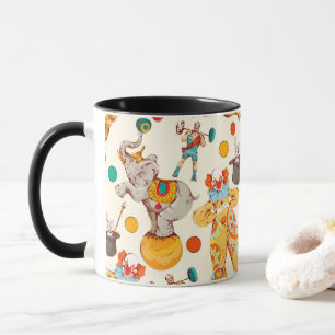 Antiker Zirkus-Becher Tasse