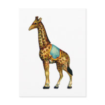 Antiker Zirkus-Darstellungsgiraffe