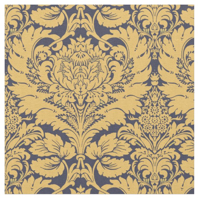 Antikes Acanthus-Muster Print Stoff (Nahaufnahme)