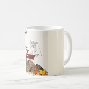 Antikes-Ägypten-Geschichte-Kaffeetasse Pyramiden Kaffeetasse