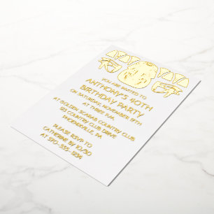 Antikes Ägypten König tut es als Custom Party Folieneinladung