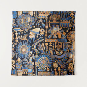 Antikes ägyptisches Textilband Wandteppich