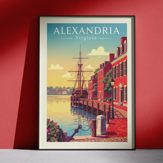 Antikes Alexandria Virginia Poster (Von Creator hochgeladen)