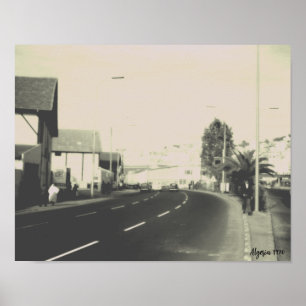 Antikes Algerien Algier Straßen Gebäude Poster