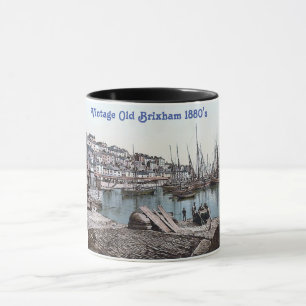 Antikes altes Brixham 1880er Tasse