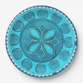 Antikes Aqua Glass Romantische Imitate China Pappteller