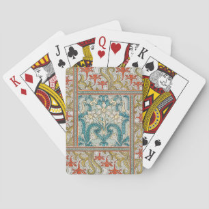 Antikes Art Nouveau-Osterglockenmuster Verneuil Spielkarten