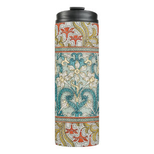 Antikes Art Nouveau-Osterglockenmuster Verneuil Thermosbecher