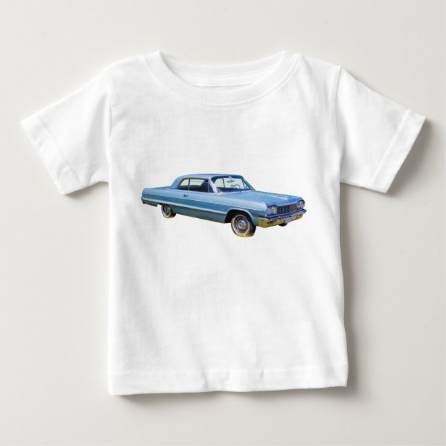 Antikes Auto 1964 Chevrolet Impala Baby T-shirt (Vorderseite)