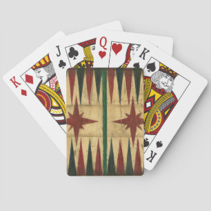 Antikes Backgammon-Spielbrett von Ethan Harper Spielkarten