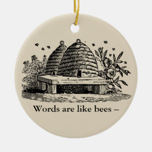 Antikes Bewick-Bienenstock-Ornament Keramik Ornament