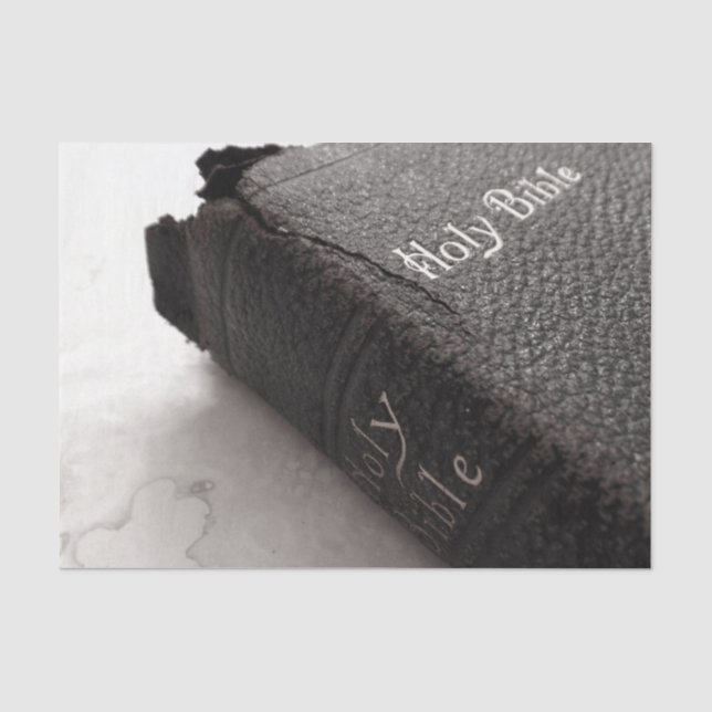 Antikes Bibel-Foto-Seidenpapier Seidenpapier (Vorderseite)