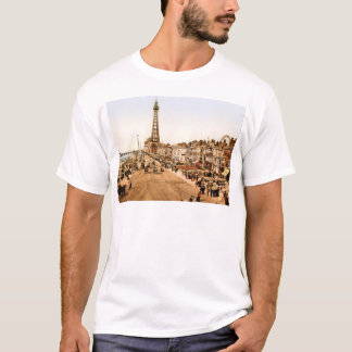 Antikes Blackpool britisches Meer T-Shirt