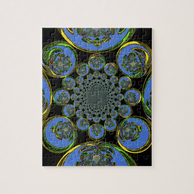 Antikes Blau (Vertikal)