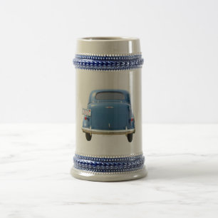 ANTIKES BLAU CHEVY Bier-Tasse ~ addieren Ihren Bierglas