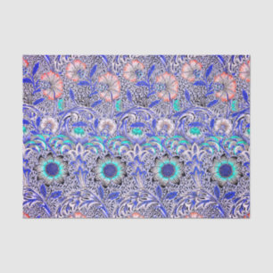 Antikes Blau rosa William Morris Corncockle Seidenpapier