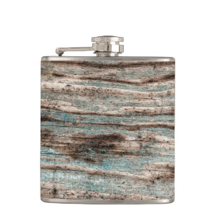Antikes Blauholz Flachmann