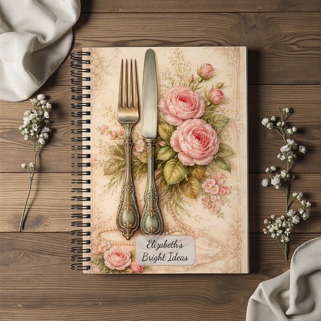 Antikes Blumengeschirr Notizbuch (Von Creator hochgeladen)
