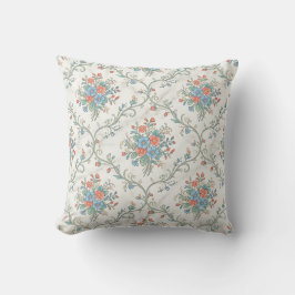 Antikes Blumenkissen - Boho-Chic-Homedekor Kissen